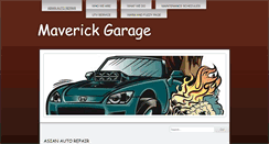 Desktop Screenshot of maverickgaragegj.com